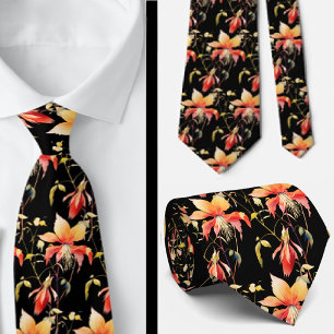 Casual Office WIldflowers Boho Neck Tie