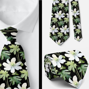 Casual Office WIldflowers Boho Neck Tie