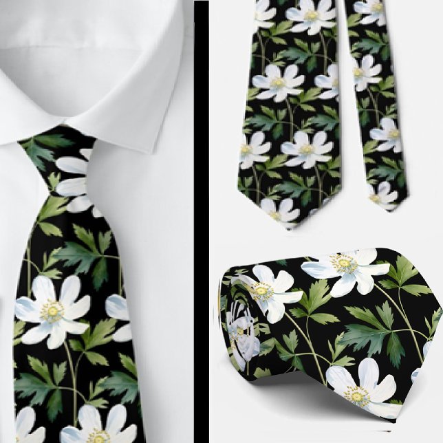 Casual Office WIldflowers Boho Neck Tie (Creator Uploaded)