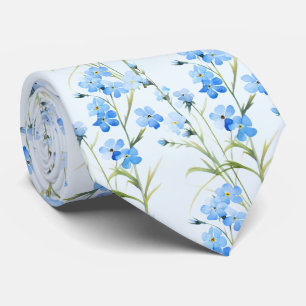 Casual Office Wildflowers Boho Neck Tie