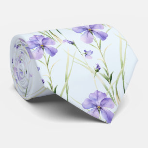 Casual Office Wildflowers Boho Neck Tie