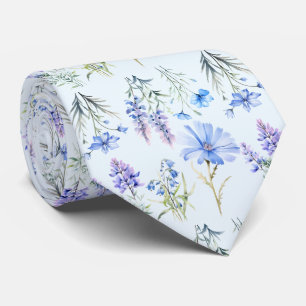 Casual Office Wildflowers Boho Neck Tie
