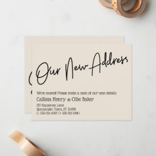 Casual Our New Address Cream Announcement
