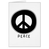 Casual Peace Sign Black (Front)
