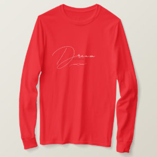 Casual Red Full Sleeve T-Shirt