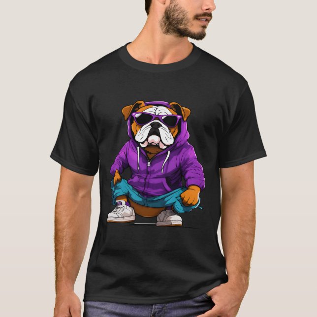 Casual Roach Bulldog T-Shirt (Front)