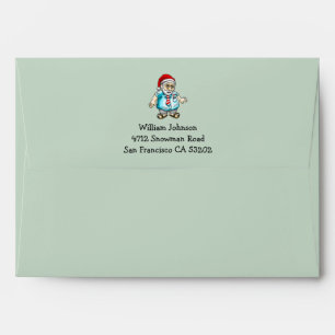 Casual Santa in Sandals Envelope