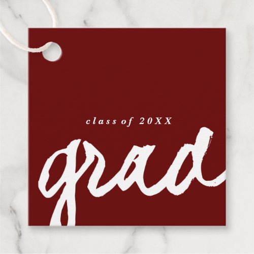 Casual script  Graduation Favor Tags  Gift Tags
