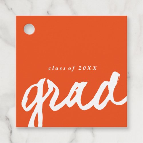 Casual script  Graduation Party Favor Tags