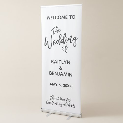 Casual Simple The Wedding Of Welcome Sign