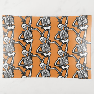 Casual Skeleton Halloween Trinket Tray