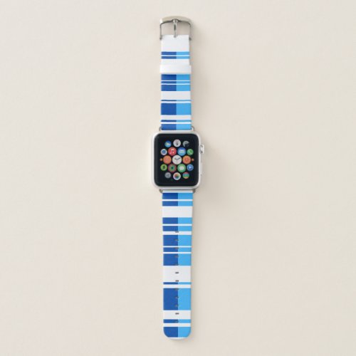 Casual Stripe Blue Apple Watch Band