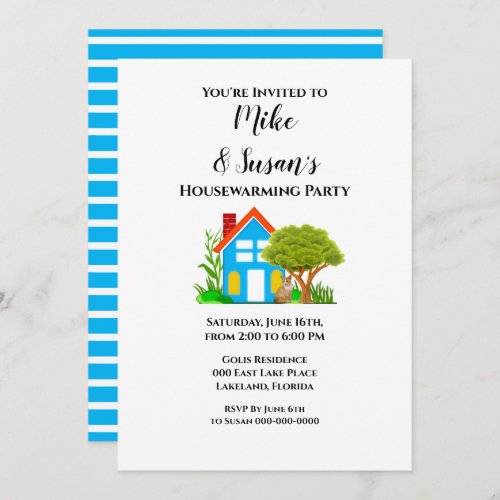 Casual Style Housewarming Party Invitation