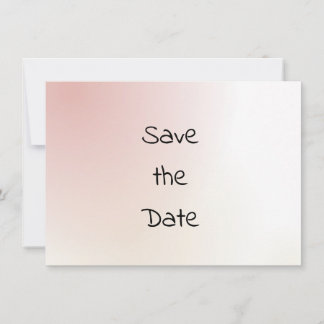 Casual Watercolor Save The Date