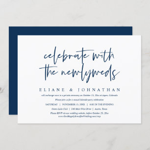 Casual Wedding Elopement Party Celebration Invitat Invitation
