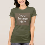Casual Women's T-Shirt<br><div class="desc">Personalize your own womens casual t-shirt on Zazzle.com! Click the Customize button to insert your own artwork, design, or photo to make a unique womens casual t-shirt. Try adding text using various fonts & view a preview of your design! Zazzle