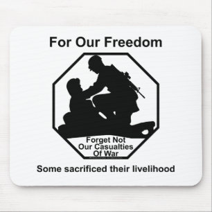 Casualties of war. mouse pad