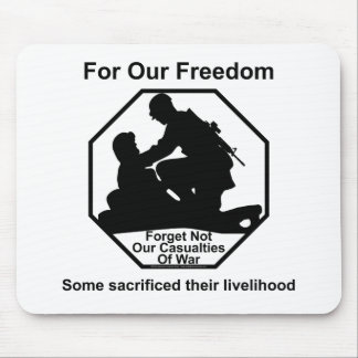 Casualties of war. mouse pad