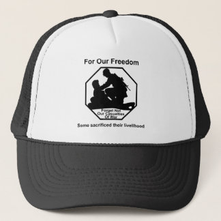 Casualties of war. trucker hat