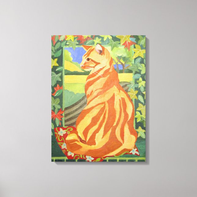 Cat 1 2014 canvas print (Front)