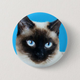 Cat 1 pinback button