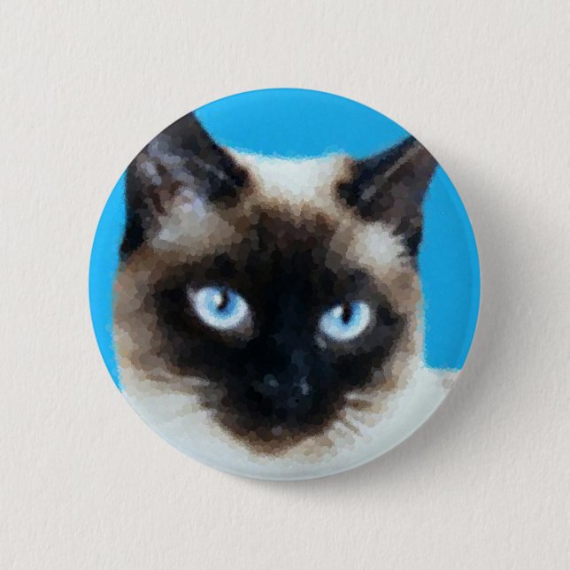 Cat 1 pinback button (Front)