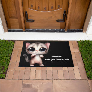 Cat -24" x 36" Door Mat