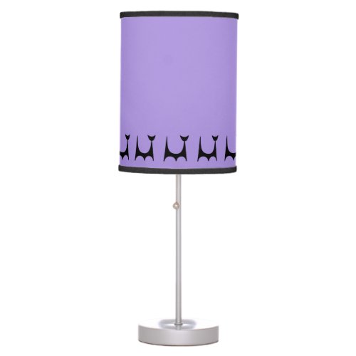 Cat 2 on Lilac Lamp Shade