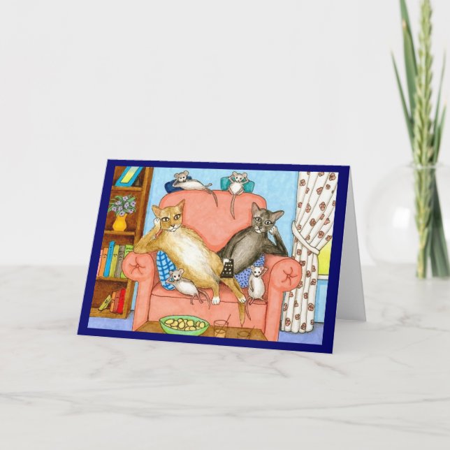 cat 381 Note Card (Front)