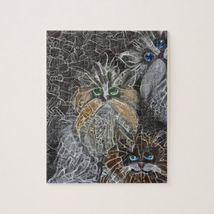 Cat 3 - Photobomb Jigsaw Puzzle