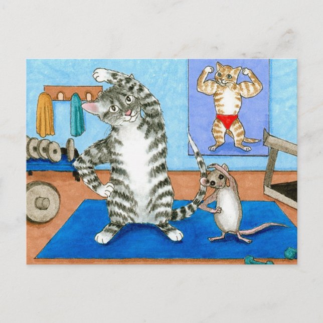 cat 458 postcard (Front)