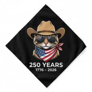 Cat 4Th Of July Bandana