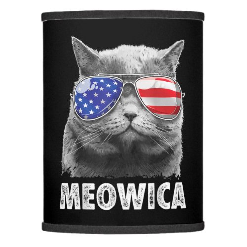 Cat 4th of July Meowica Merica Lamp Shade