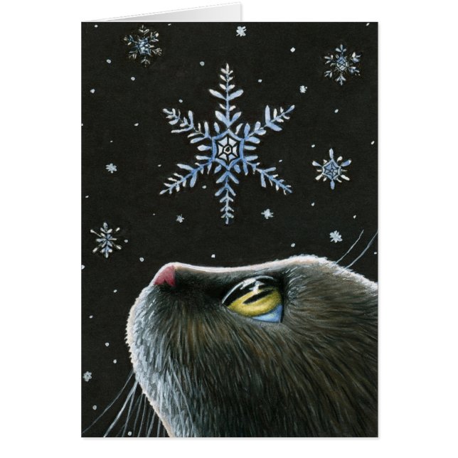 Cat 532 Snowflakes Cards (Front)