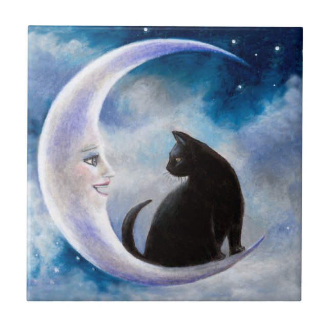 Cat 580 ceramic tile (Front)