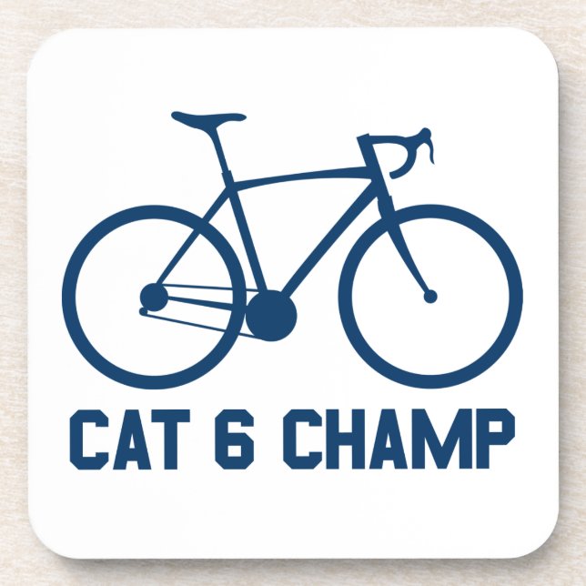 CAT 6 Champ Beverage Coaster (Front)