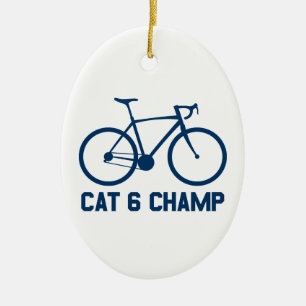 CAT 6 Champ Ceramic Ornament
