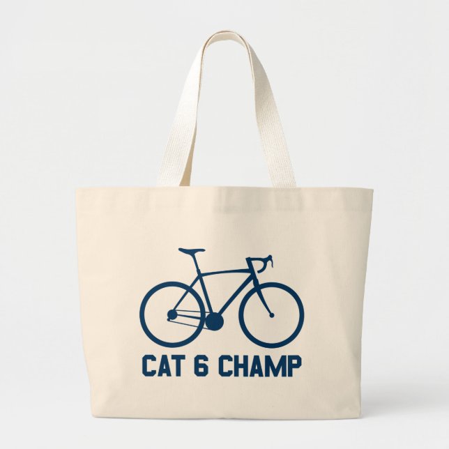 CAT 6 Champ Large Tote Bag (Front)