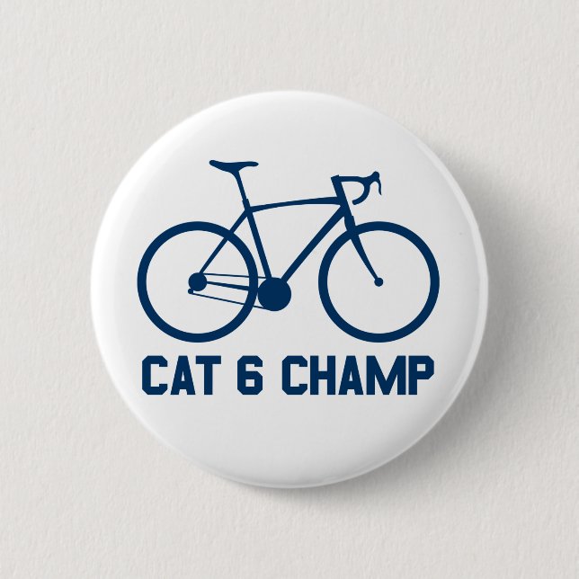 CAT 6 Champ Pinback Button (Front)