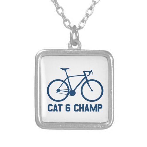 CAT 6 Champ Silver Plated Necklace