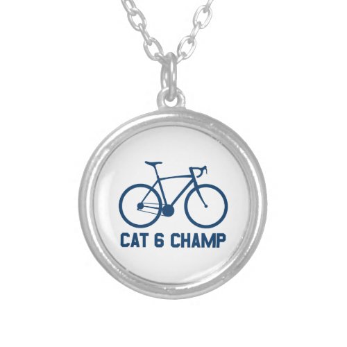 CAT 6 Champ Silver Plated Necklace