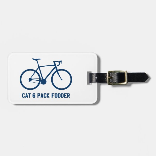 CAT 6 Pack Fodder Luggage Tag (Front Horizontal)