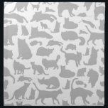 Cat a background napkin<br><div class="desc">Background made of cats. A vector illustration</div>
