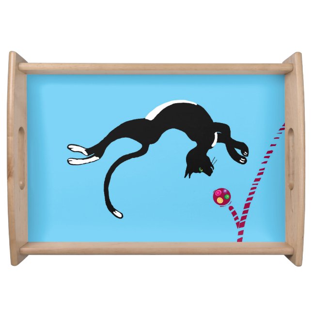 Cat acrobat serving tray (Front)