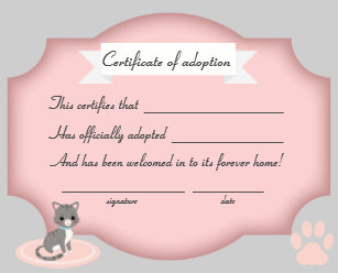Adopt Cat Art Wall Decor Zazzle