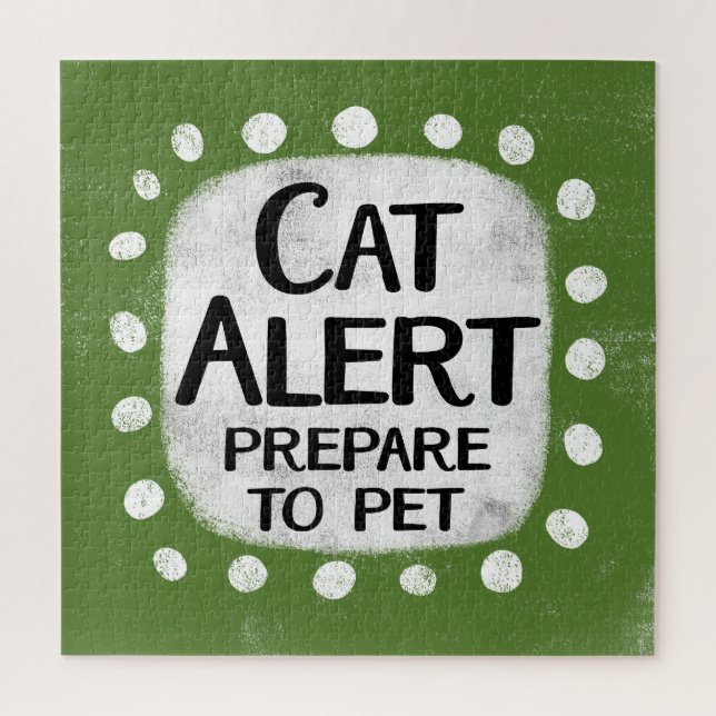 Cat Alert Jigsaw Puzzle (Vertical)