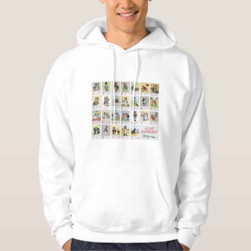 Cat Alphabet Louis Wain Hoodie