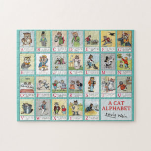 Cat Alphabet, Louis Wain Jigsaw Puzzle