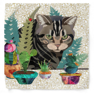 CAT America Shorthair Furoshiki bandana cloth