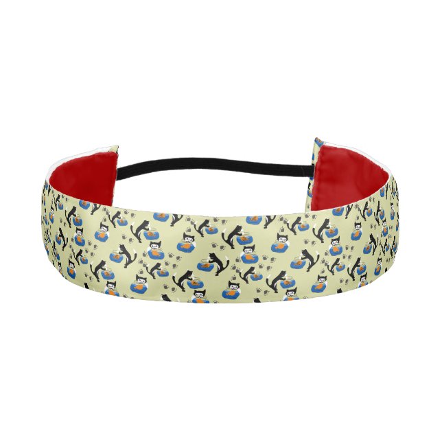 Cat and a Fishbowl Headband (Front)